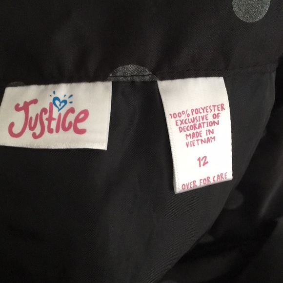 Justice polka dot skirt size 12 - Picture 7 of 8